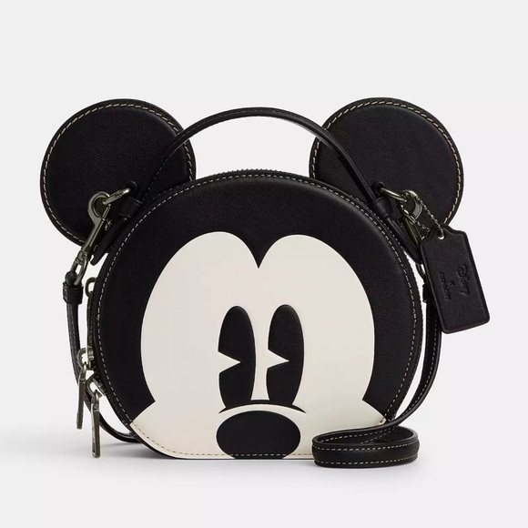 Disney X Coach Mickey Mouse Ear Bag - Picture 1 of 11